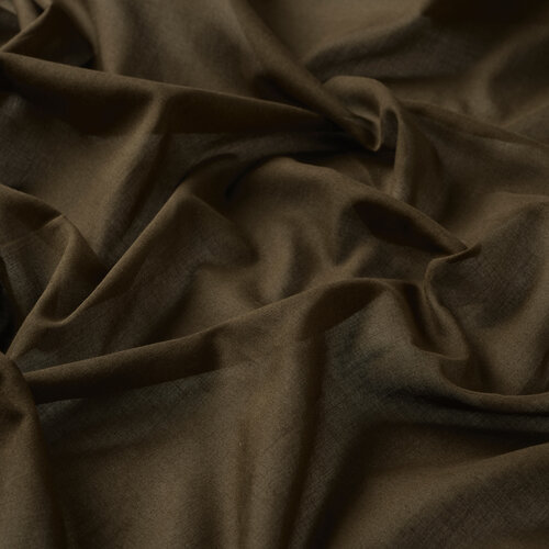 Brown Plain Cotton Scarf