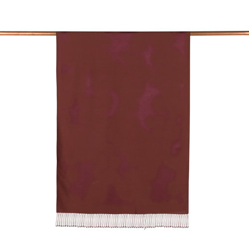 Brown Spray Paint Print Silk Scarf