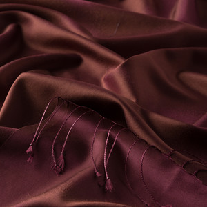 Brown Spray Paint Print Silk Scarf - Thumbnail