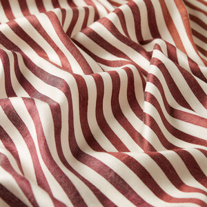 ipekevi - Brown Striped Silk Scarf (1)