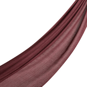 Burgundy Cashmere Wool Silk Prime Scarf - Thumbnail