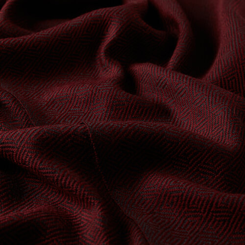 Burgundy Chengel Wool Scarf
