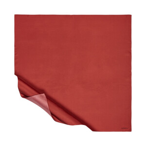 Burgundy Plain Silk Twill Scarf - Thumbnail