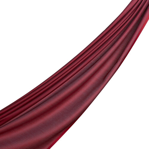 Burgundy Reversible Cotton Silk Scarf