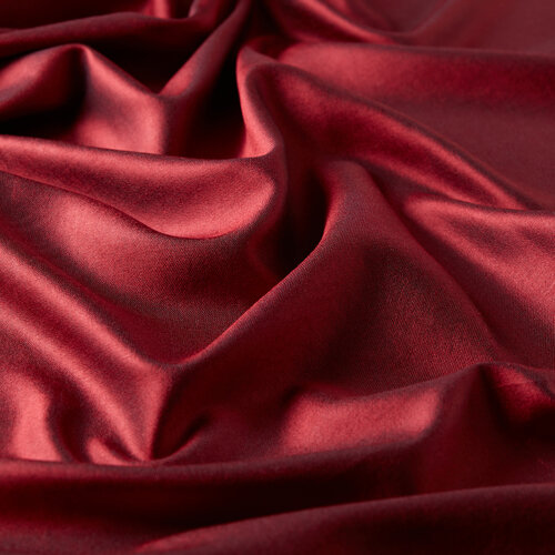 Burgundy Reversible Silk Neck Scarf