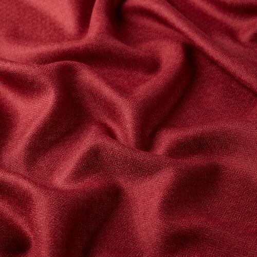Burgundy Wool Silk Scarf