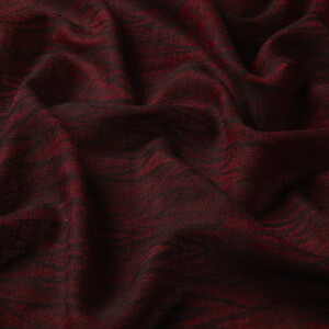 ipekevi - Burgundy Zigzag Scarf (1)