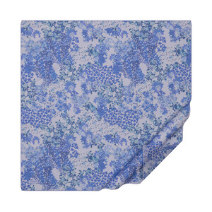 ipekevi - İce Blue Rich Rose Cotton Scarf