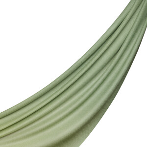 ipekevi - شال صوف وحرير متدرج لون أخضر