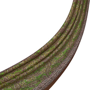 ipekevi - Çam Kokusu Mezopotamya Model 03 Desenli Tensel Şal