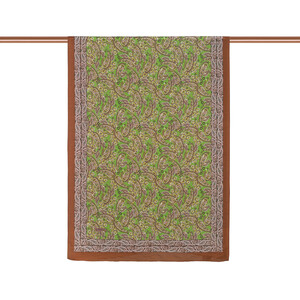 ipekevi - Çam Kokusu Mezopotamya Model 03 Desenli Tensel Şal (1)