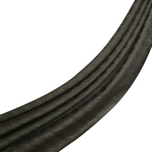 شال قطن وحرير تصميم هندسي لون أخضر - Thumbnail