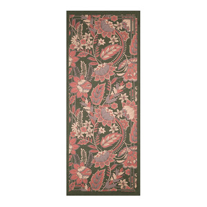 Çam Yeşili Saray Sarmaşığı Desenli Tensel Şal - Thumbnail