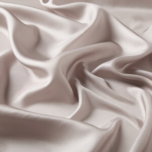 ipekevi - Cannoli Cream Plain Silk Twill Scarf (1)