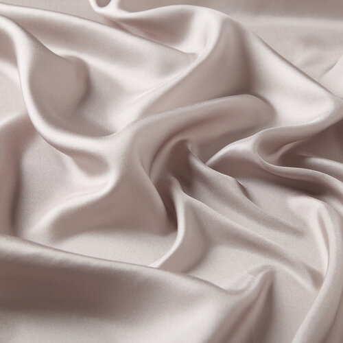 Cannoli Cream Plain Silk Twill Scarf