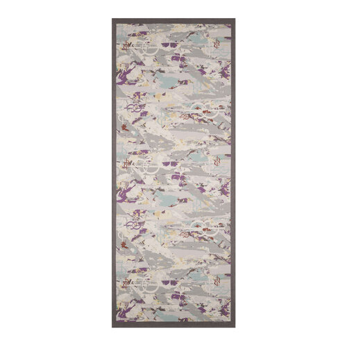 Charcoal Arenya Print Tencel Scarf