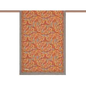 Charcoal Armoni Print Tencel Scarf - Thumbnail