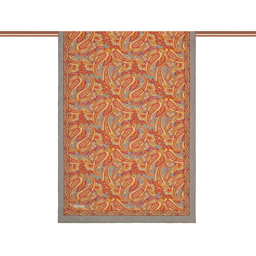 Charcoal Armoni Print Tencel Scarf