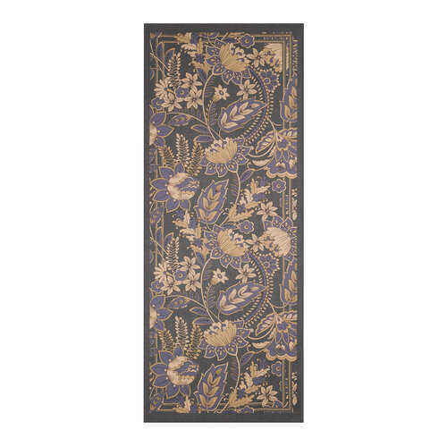 Charcoal Beige Royal Ivy Pattern Tencel Scarf