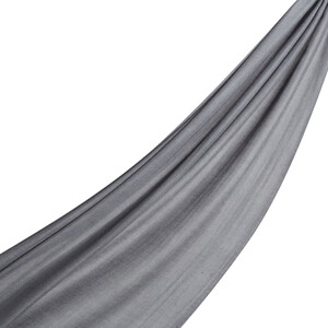 ipekevi - Charcoal Cashmere Wool Silk Prime Scarf (1)