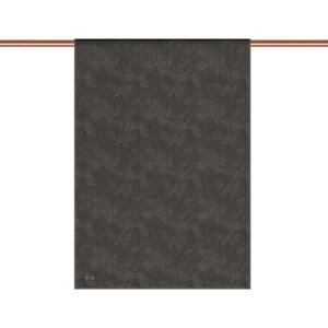 ipekevi - Charcoal Ethnic Harmony Print Cotton Scarf (1)