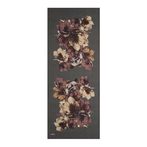 Charcoal Florescence Print Tencel Scarf