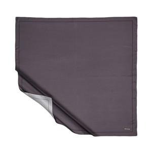 Charcoal Frame Silk Twill Scarf