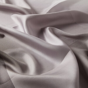 Charcoal Gradient Silk Twill Scarf - Thumbnail