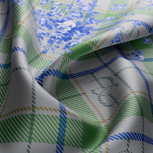 Charcoal Green Peskir Twill Silk Scarf
