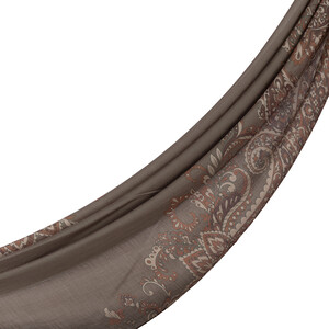 ipekevi - Charcoal Lavina Print Tencel Scarf