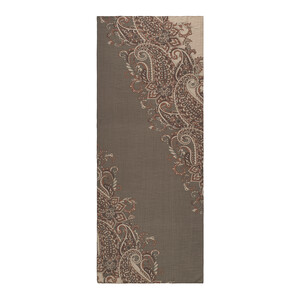 Charcoal Lavina Print Tencel Scarf - Thumbnail