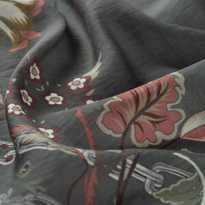 Charcoal Nazenin Tencel Scarf - Thumbnail
