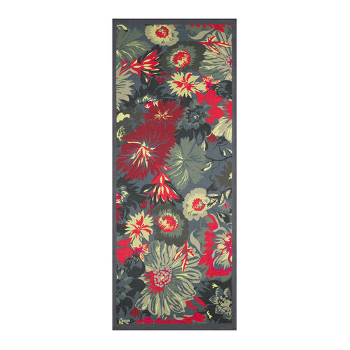 Charcoal Nihavent Print Tencel Scarf