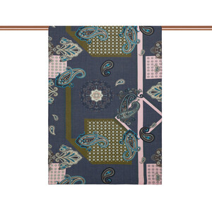 ipekevi - Charcoal Palace Way Print Tencel Scarf (1)