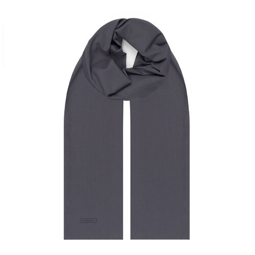 Charcoal Plain Cotton Scarf