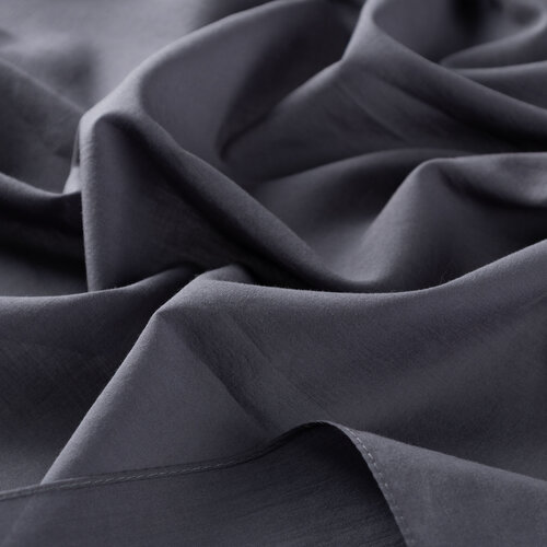 Charcoal Plain Cotton Scarf