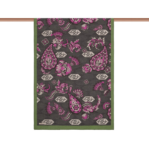 Charcoal Purple Serenad Tencel Scarf