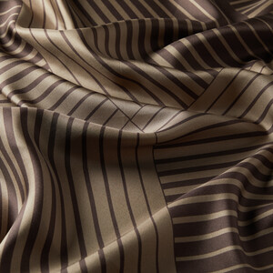 ipekevi - Charcoal Scan Print Silk Twill Scarf (1)