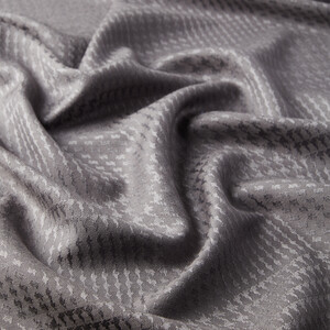 Charcoal Wool Silk Scarf - Thumbnail