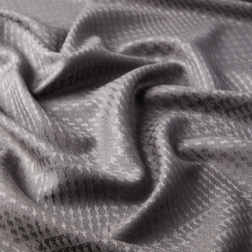 Charcoal Wool Silk Scarf