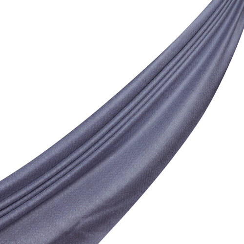 Charcoal Wool Silk Scarf