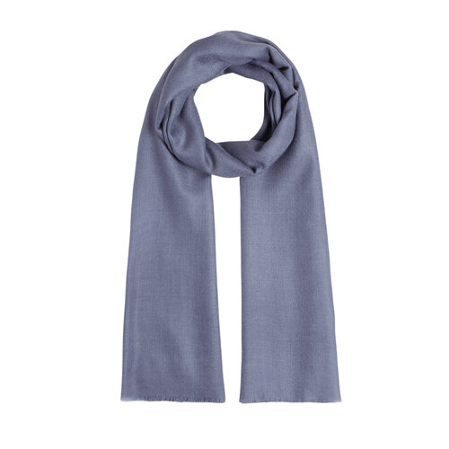 Charcoal Wool Silk Scarf