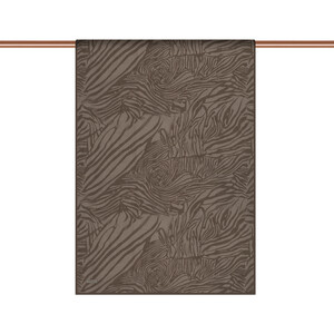 ipekevi - Charcoal Zebra Print Cotton Scarf (1)
