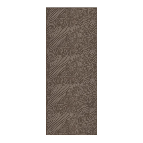 Charcoal Zebra Print Cotton Scarf