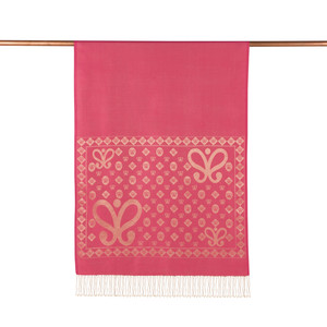 ipekevi - Cherry Blossom Semi Monogram Print Silk Scarf (1)