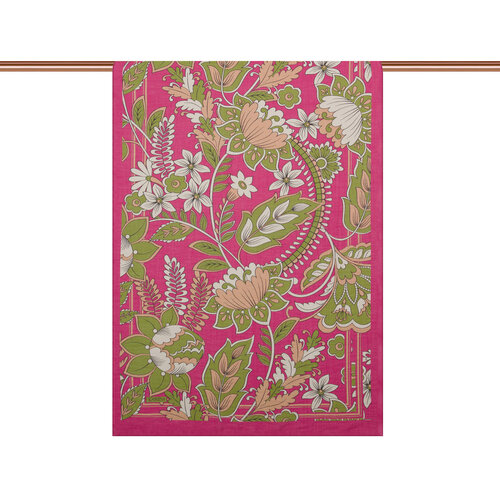 Cherry Green Royal Ivy Pattern Tencel Scarf