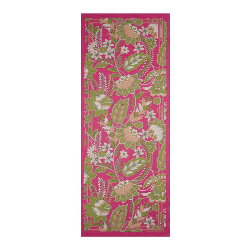 Cherry Green Royal Ivy Pattern Tencel Scarf