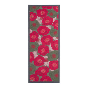 Cherry Grey Hydrangea Print Tencel Scarf - Thumbnail