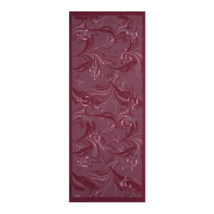 Cherry Mono Flow Print Tencel Scarf - Thumbnail