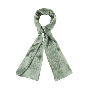 ipekevi - وشاح رقبة حرير ساتان ورق الشجر موديل 07